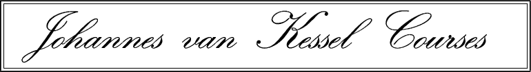Johannes van Kessel Courses width=250